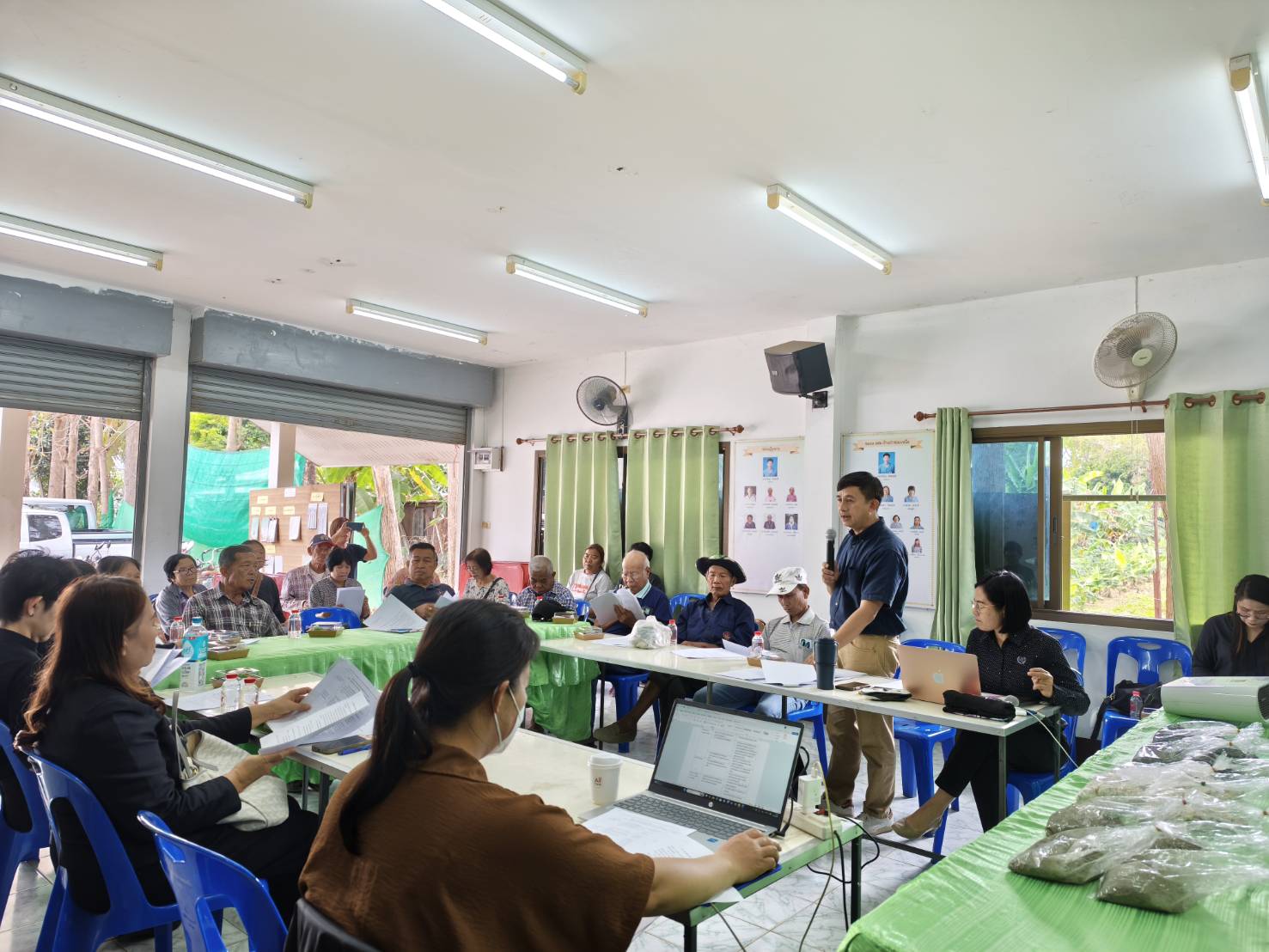 เทศบาลตำบลสันผีเสื้อ ร่วมกับ โครงการขับเคลื่อนกลไกสภานโยบายอาหารเพื่อสุขภาวะตลอดห่วงโซ่ในพื้นที่จังหวัดเชียงใหม่ ประชุมโครงการป้องกันและควบคุมการแพร่ระบาดของโรคและแมลงศัตรูพืชโดยชีววิธี (Biocontrol) กิจกรรมประชุมวางแผนการขับเคลื่อนสภาอาหารสุขภาวะระดับตำบลสันผีเสื้อ