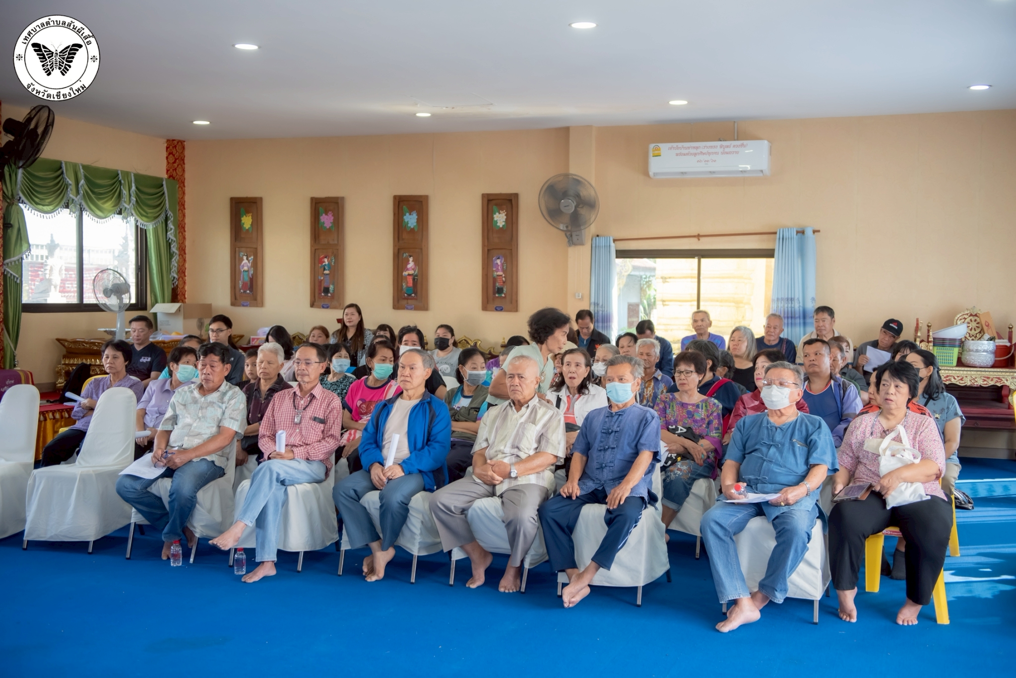 การประชุมประชาคม บ้านท่าหลุก หมู่ที่ 7 ต.สันผีเสื้อ